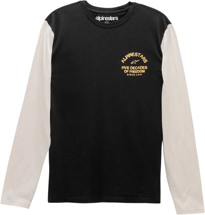 IN STOCK ALPINESTARS Decades Long-Sleeve T-Shirt - Black - XL 12117400910XL