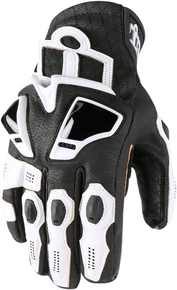 IN STOCK ICON Hypersport™ Short Gloves - White - 3XL 3301-3556