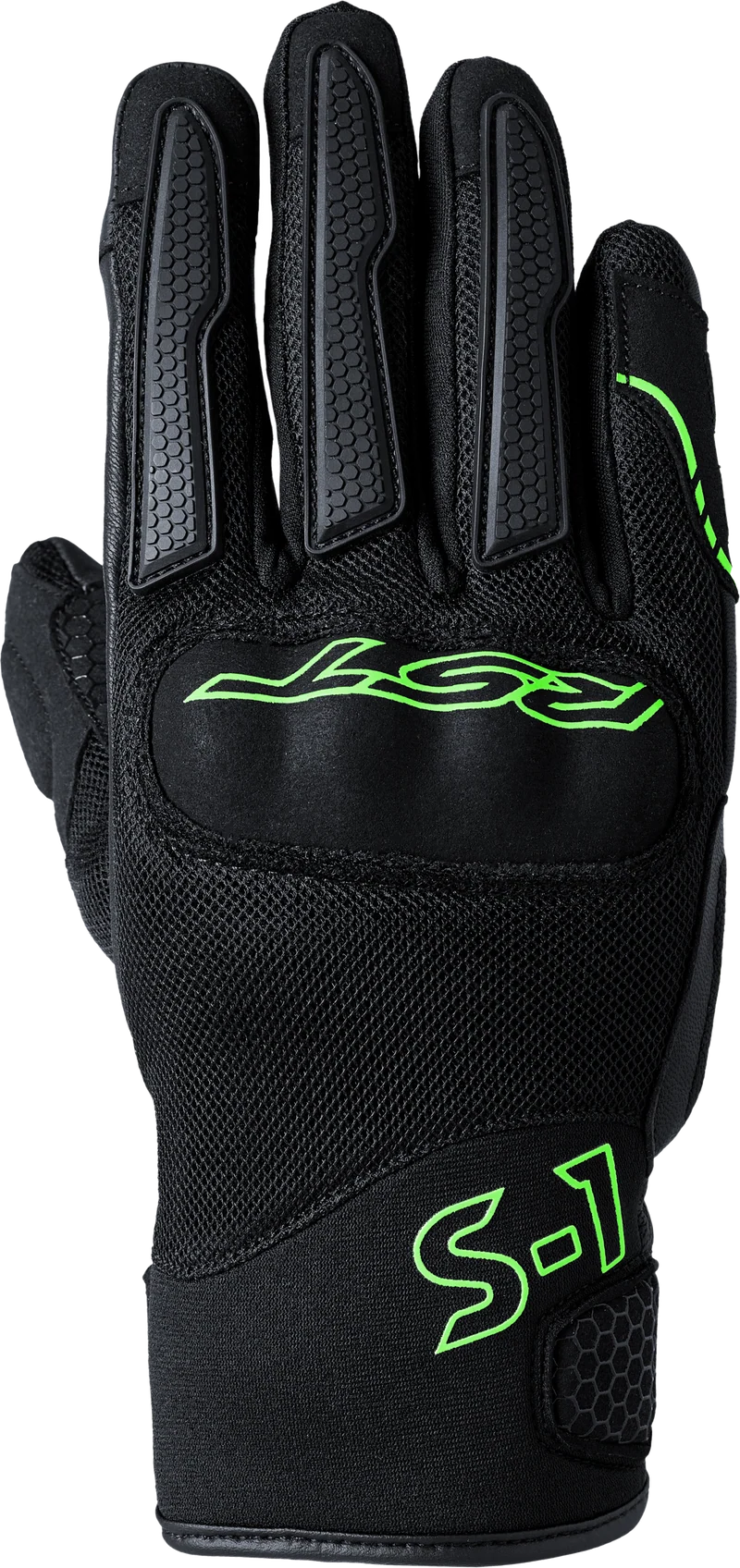 RST S1 Mesh Ce Glove Black/Neon Green Lg 556-3182010