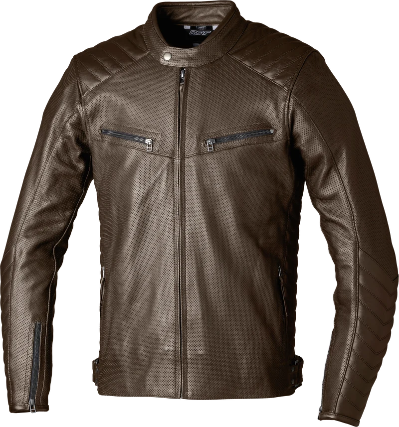 RST Roadster Air Ce Jacket Brown Leather Lg 556-3537144
