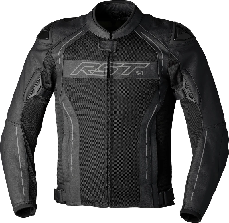 RST S1 Mesh Ce Jacket Black/Black Leather Xl 556-3465046