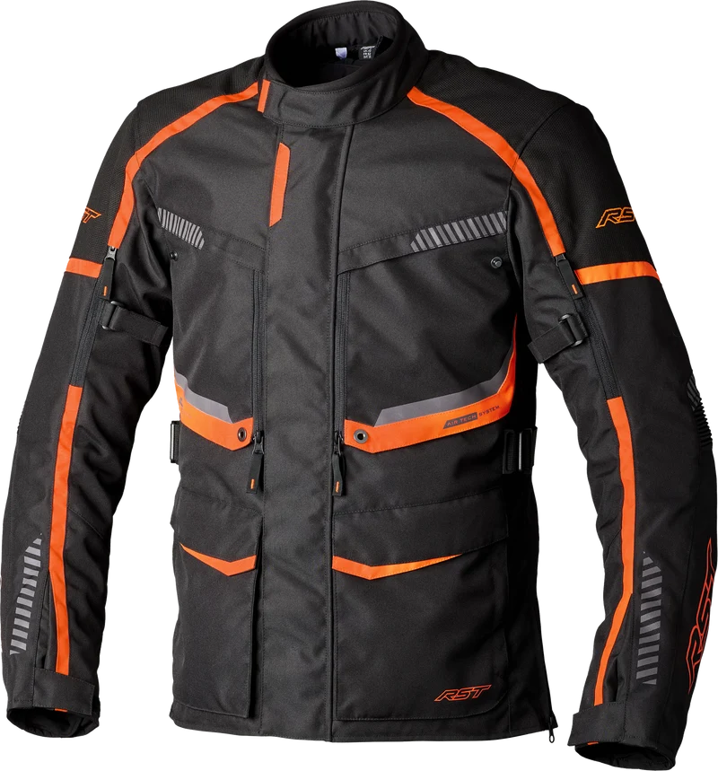 RST Maverick Evo Ce Jacket Black/Orange Textile 2xl 556-3198348