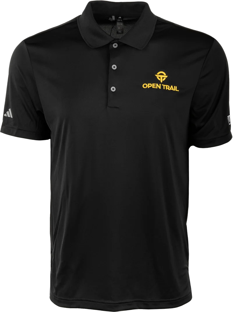 Open Trail Open Trail Polo Black/Yellow Sm 99-7150S