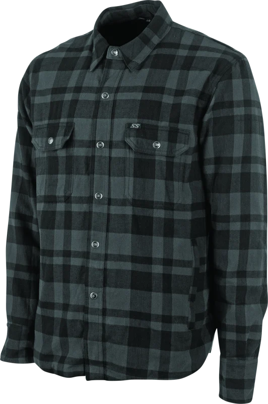 Speed and Strength Black 9 2.0 Moto Shirt Grey - XL
