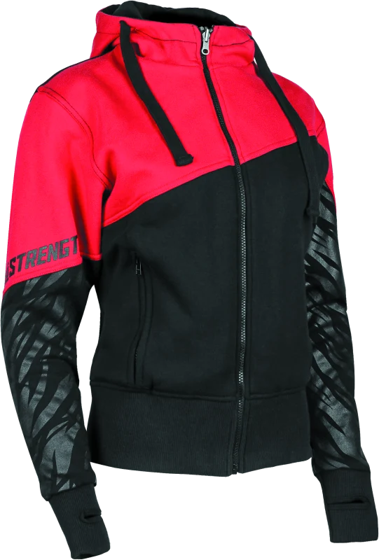 Speed and Strength Cat Outa Hell Hoody Red/Black Womens - 2XL