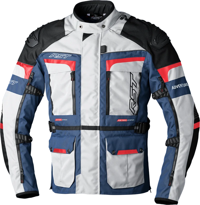 RST Pro Series Adventure-X Ce Jacket Sil/Blu/Red Textile 4xl 556-2409152