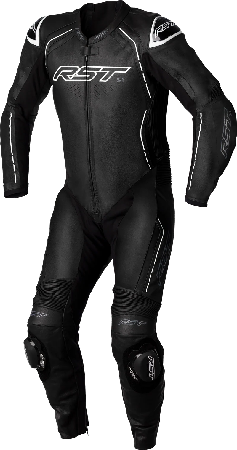 RST S1 Ce Suit Blk/Blk/Whi Leather 3xl 556-2987050