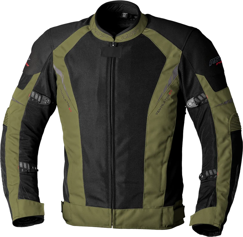 RST Pro Series Ventilator Xt Ce Jacket Green/Black Textile Sm 556-2982140