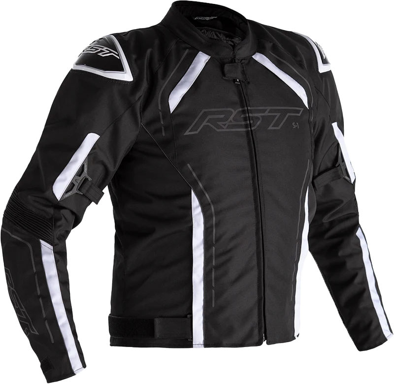 RST S1 Ce Jacket Black/Black/White Textile Sm 556-2559340