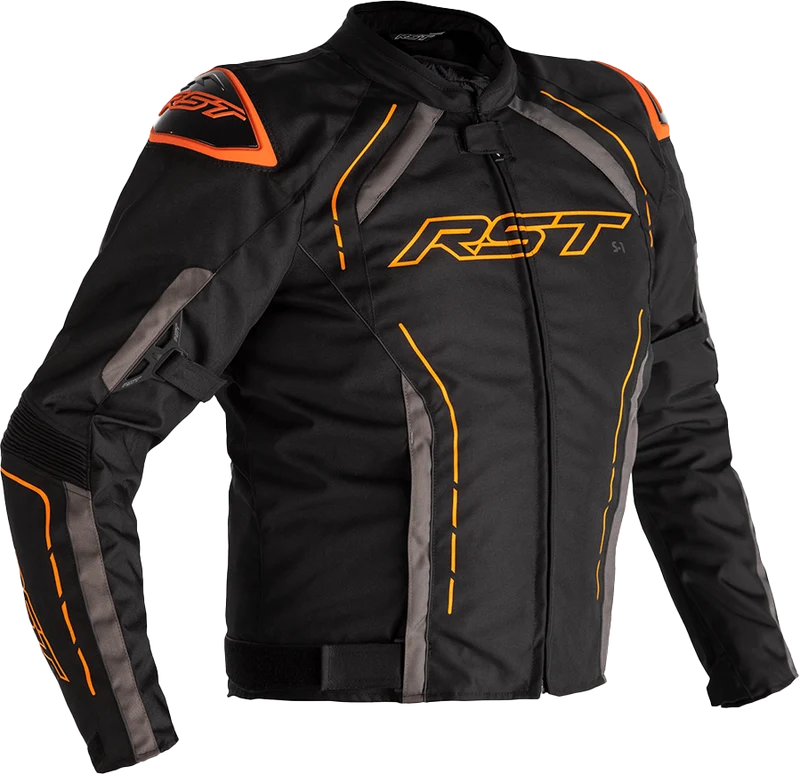 RST S1 Ce Jacket Blk/Gry/Neon Org Textile Xl 556-2559246