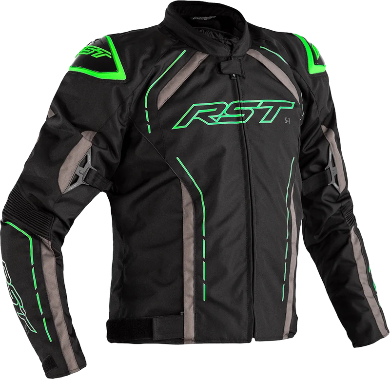 RST S1 Ce Jacket Blk/Gry/Neon Grn Textile 3xl 556-2559150